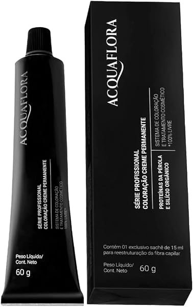 7.0 Louro Natural Coloração Permanente Acquaflora