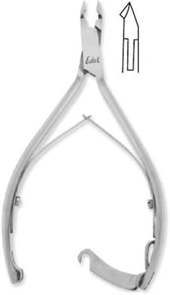 Alicate de Cutícula Edel Solingen Mola Dupla Aço Inox 12cm