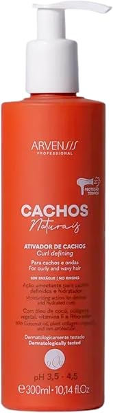 Ativador de Cachos Arvensis Cachos Naturais Ondulados e Cacheados