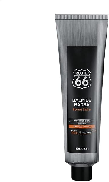 Balm de Barba Carvão Ativado Route 66 Viking 80gr