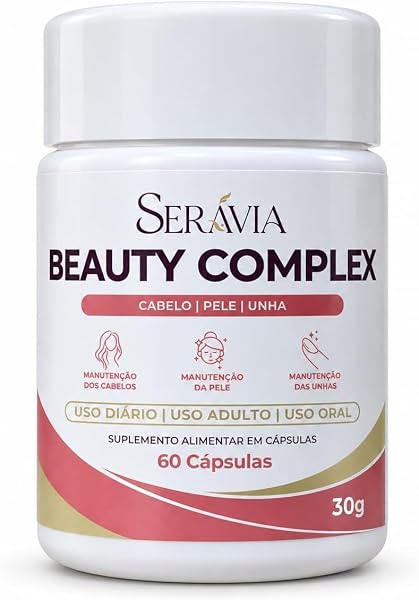 Beauty Complex Biotina Complexo B Cabelo Pele Unhas, Serávia