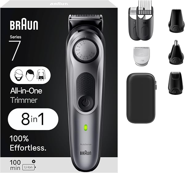 Braun Kit de estilo multifuncional série 7 7410, aparador 8 em 1