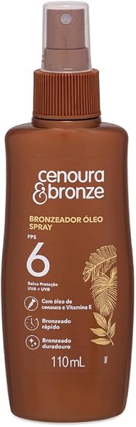 Bronzeador Óleo Spray FPS 6 Cenoura & Bronze