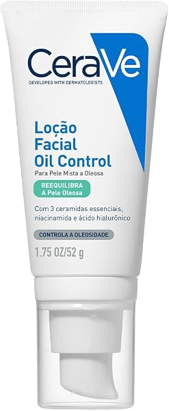 CeraVe Oil Control Loção Facial Hidratante para Pele Oleosa 52g