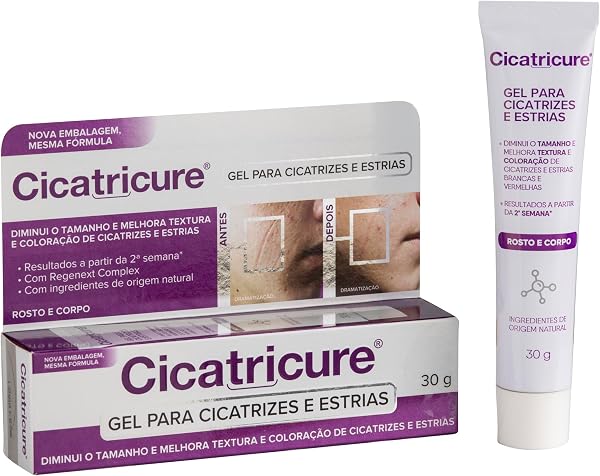 Cicatricure Gel para Cicatrizes e Estrias 30g