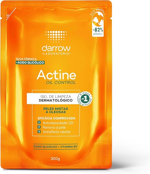Darrow Actine Oil Control Gel de Limpeza Facial 300 g (Refil)