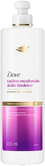 Dove Ativador de Cachos Creme Cachos Esculturais + Ácido Linoleico