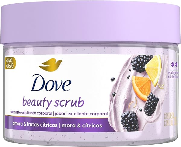 Dove Beauty Scrub Esfoliante Corporal de Amora e Frutas Cítricas 280 g