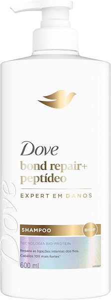 Dove Shampoo Bond Intense Repair + Peptídeo 600ml Pump