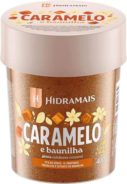 Esfoliante Corporal Hidramais Geleia Caramelo e Baunilha 400 g