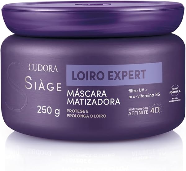 Eudora Máscara Capilar Siàge Loiro Expert Matizadora