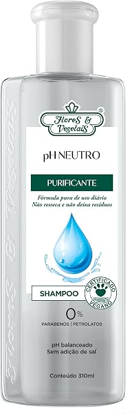 Flores e Vegetais Shampoo Ph Neutro 310ml