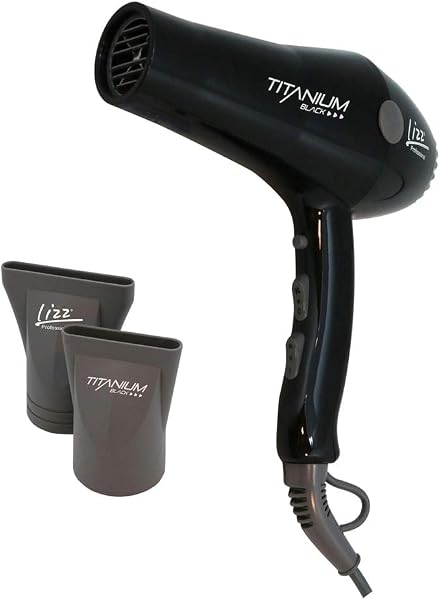 Lizz Professional Secador de Cabelos Black Titanium