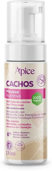 Mousse Nutritivo Apice Cachos Definição e Proteção Térmica 210 ml
