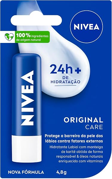 NIVEA Hidratante Labial Original Care 4,8 g