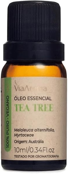 Óleo Essencial Melaleuca (Tea Tree) Via Aroma 10ml