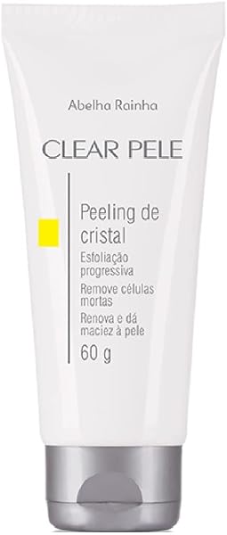 Peeling de Cristal Clear Pele 60g Abelha Rainha