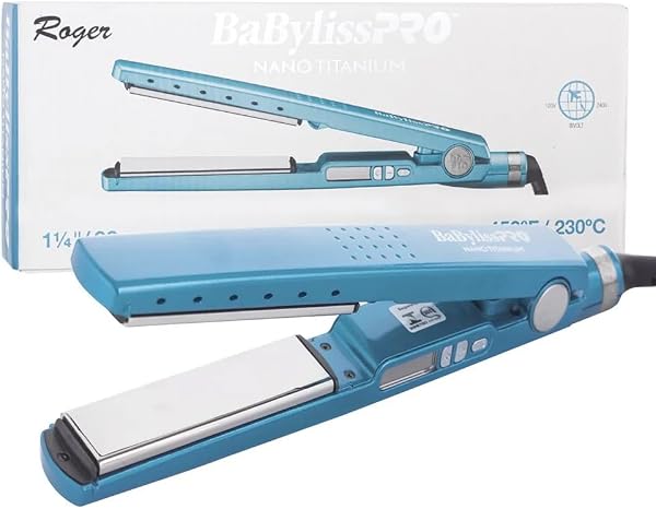 Prancha Chapinha Babyliss Pro Nano Titanium 1 1/4 - By Roger