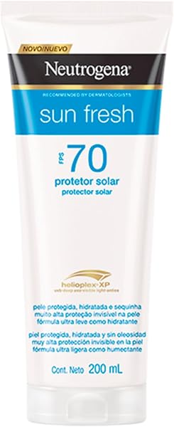 Protetor Solar Corporal em Loção Neutrogena Sun Fresh FPS 70