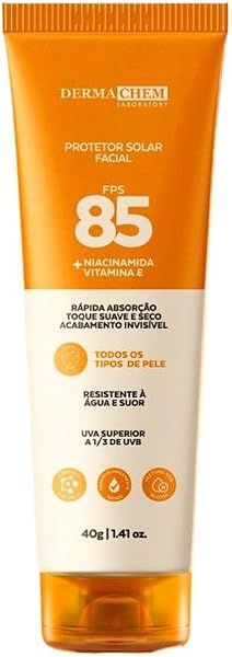 Protetor Solar Facial Dermachem FPS 85 40g