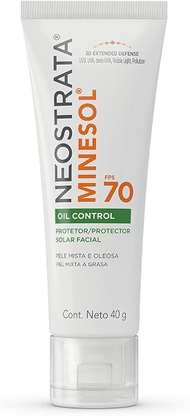 Protetor Solar Facial Minesol Oil Control FPS 70 40g