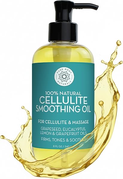 Pure Body Naturals Óleo de Massagem Anticelulite 236 ml