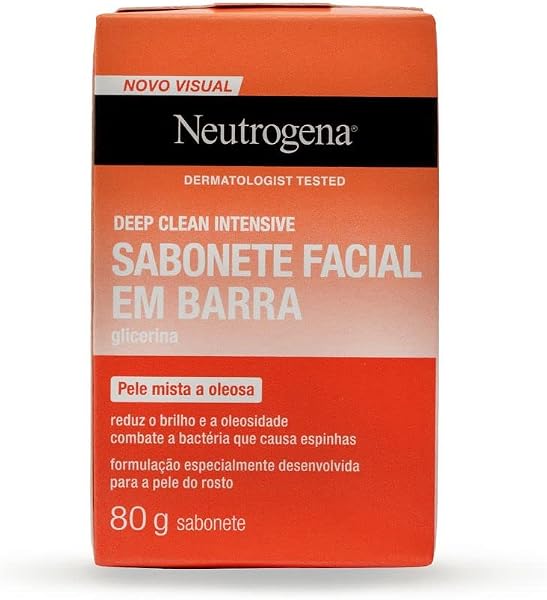 Sabonete Facial em Barra Neutrogena Deep Clean Intensive 80 g