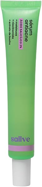Sallve Sérum Antiacne 35G com Ácido Salicílico 2%