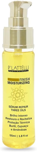 Sérum Repair Three Oils Finish Moisturizing Plattélli Profissional