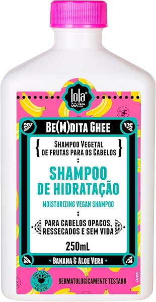Shampoo Ghee de Hidratação Banana 250 ml, Lola Cosmetics