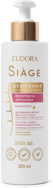 SIAGE Shampoo Resistência Antiqueda 300 ml