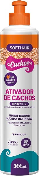 Soft Hair Ativador Cachos Tipo 2/3 e 4