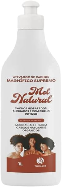 Trihair Ativador Cachos Supremo Mel Natural Modelagem