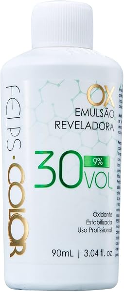 Xblond Ox Água Oxigenada 30 Volumes, 90 ml, Felps Professionnel